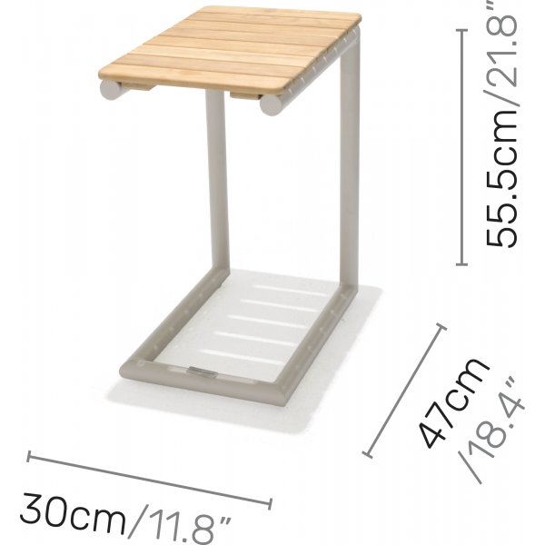 Portals lounge ryhmä 4 - Valkoinen/tiikki Portals lounge ryhmä 4 - Valkoinen/tiikki