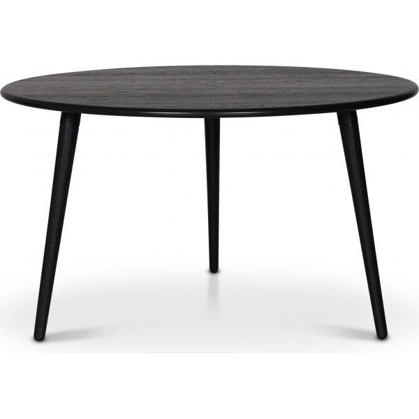 Pyre ruokapyt mustaksi petsattu tammi 130 cm - Omni + Huonekalujen jalat