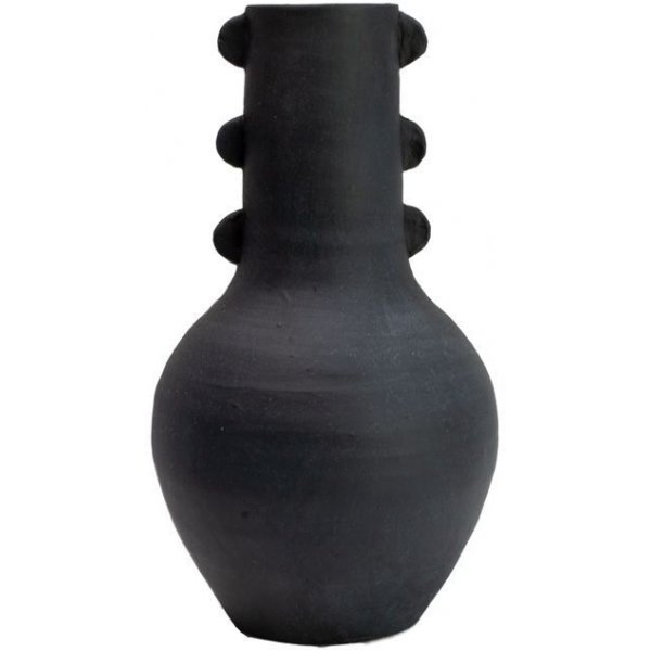 Aino II maljakon korkeus 41 cm - Musta