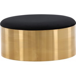 Puffipouf Ø75 cm - Musta/messinki Puffipouf Ø75 cm - Musta/messinki