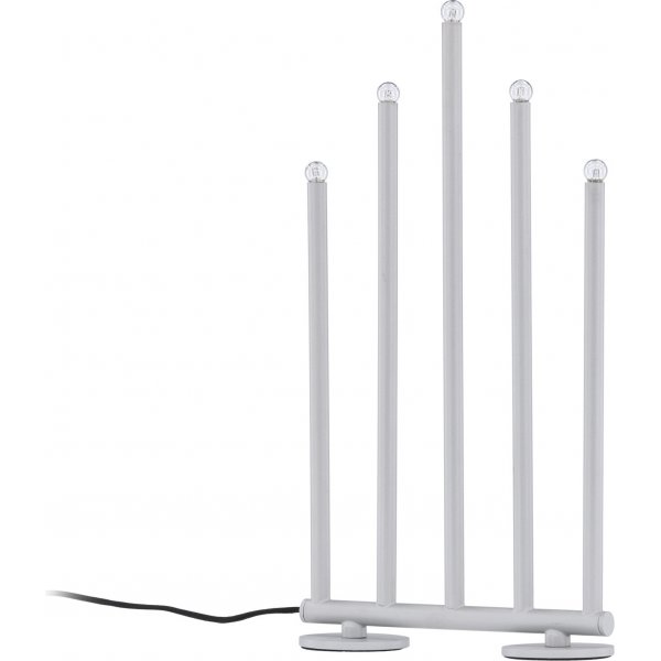 Björnfjället kynttilänjalka 22 x 42 cm - musta/hopea Björnfjället kynttilänjalka 22 x 42 cm - musta/hopea