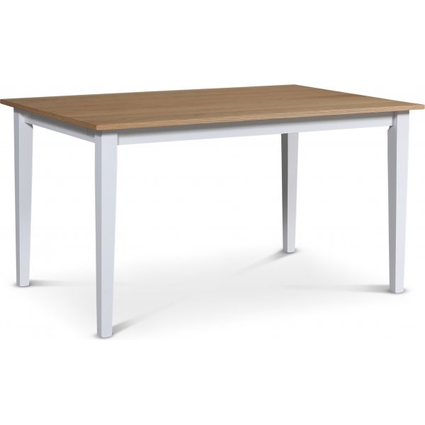 Fr ruokapyt 140 cm - Tammi/valkoinen
