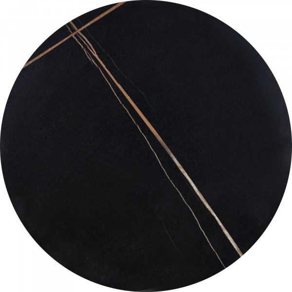 Scalita sohvapöytä Ø50 cm - Musta marmori/musta/kulta Scalita sohvapöytä Ø50 cm - Musta marmori/musta/kulta