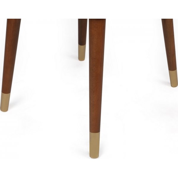 Hugo ruokapöydän tuolisarja - Antrasiitti/pähkinä/kulta Hugo ruokapöydän tuolisarja - Antrasiitti/pähkinä/kulta