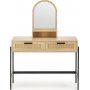 Carmen peilipöytä 104 x 35 cm - Beige/musta Carmen peilipöytä 104 x 35 cm - Beige/musta