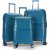 Oslon sininen matkalaukku koodilukkosarjalla 3 ksilaukkua