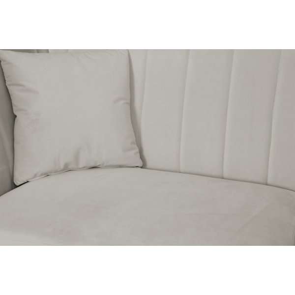 Sohva Arvika - Beige sametti | 195 cm