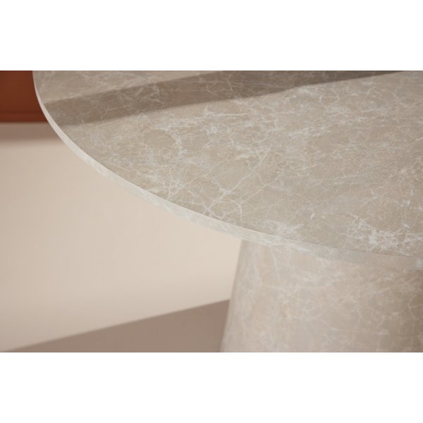 Ruokapöytä Lanzo Ø120 cm marmori beige Ruokapöytä Lanzo Ø120 cm marmori beige