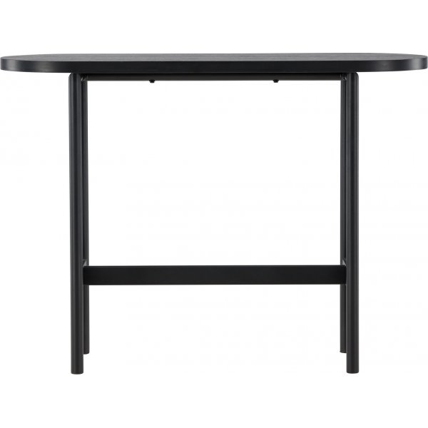 Luistin sivupyt 110 x 40 cm - Musta