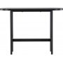 Luistin sivupyt 110 x 40 cm - Musta