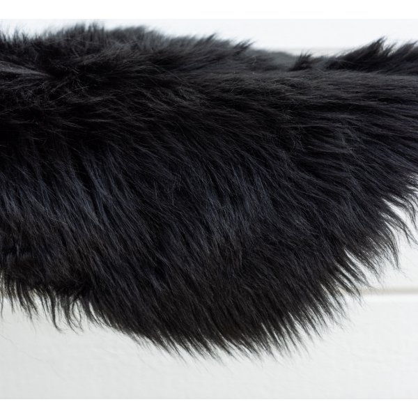 Katy trap 180 x 55 cm - Musta tekoturkis Katy trap 180 x 55 cm - Musta tekoturkis