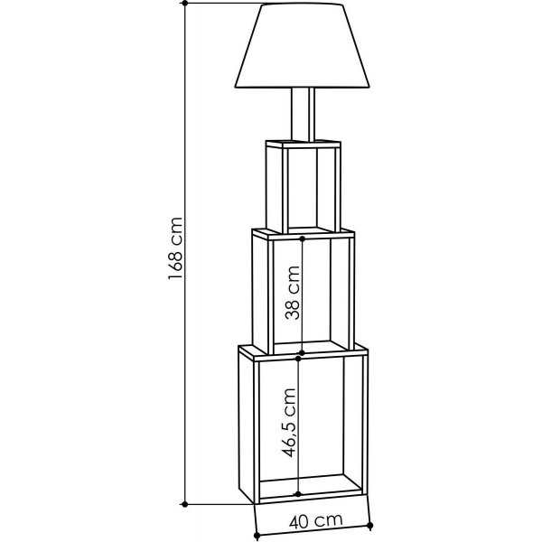 Tornilattiavalaisin - antrasiitti/beige Tornilattiavalaisin - antrasiitti/beige