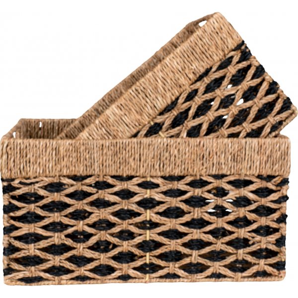 Salaattikorisetti - beige/musta