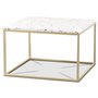 Terrazzo sohvapyt 75x75cm - Cosmos Terrazzo & runko messinki