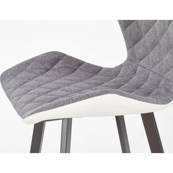 Erin-baarituoli korkea - Valkoinen/harmaa + Huonekalujen tekstiilien puhdistus Erin-baarituoli korkea - Valkoinen/harmaa + Huonekalujen tekstiilien puhdistus