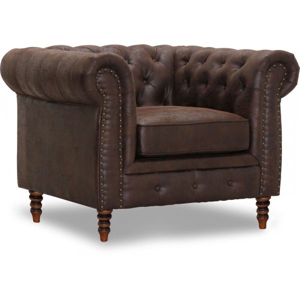 Chesterfield Cambridge -nojatuoli - Vintage-kangas Chesterfield Cambridge -nojatuoli - Vintage-kangas