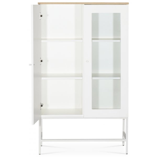Edge highboard - valkoinen korkeapainelaminaatti (HPL) + Huonekalujen tekstiilien puhdistus Edge highboard - valkoinen korkeapainelaminaatti (HPL) + Huonekalujen tekstiilien puhdistus