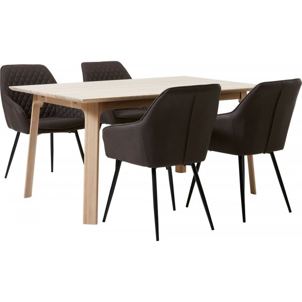 Florida nojatuoli ruskeaa PU:ta Florida nojatuoli ruskeaa PU:ta