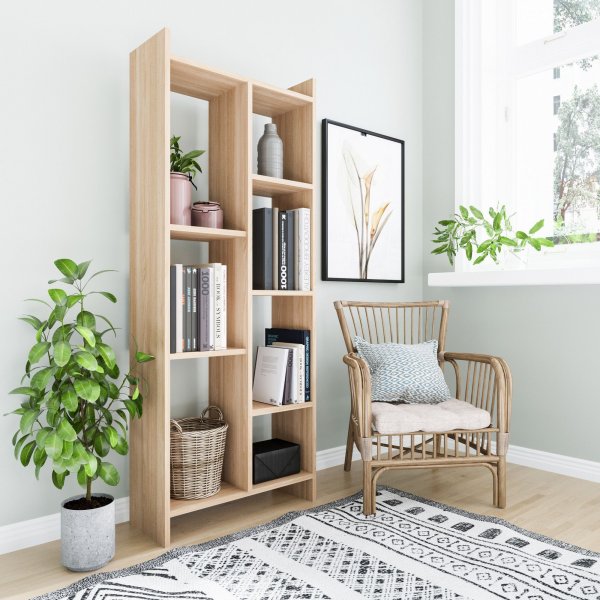 Eden kirjahylly tammea korkeus 160 cm