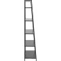Seaford tikkaat hylly 77x174 cm - musta