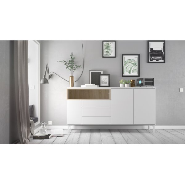 Roomers senkki - Valkoinen/tammi Roomers senkki - Valkoinen/tammi