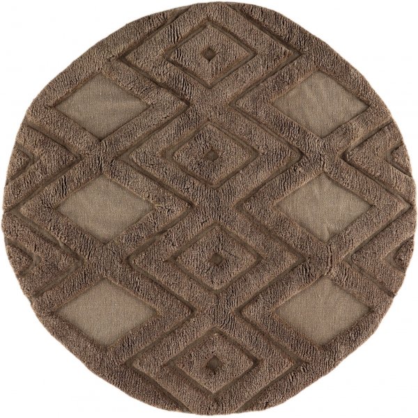 Dahlia-villamatto - Tummanruskea Dahlia-villamatto - Tummanruskea