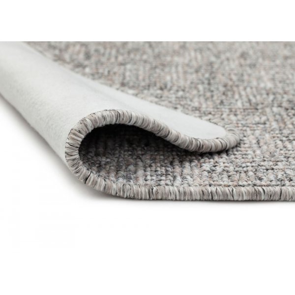 Litteä kudottu matto Stafford - harmaa Litteä kudottu matto Stafford - harmaa
