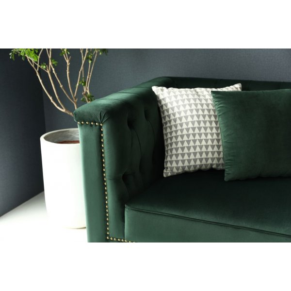 Sohva ja divaani vihreällä samettilla - Bellas Sohva ja divaani vihreällä samettilla - Bellas