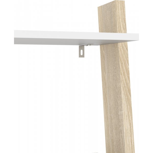 Oslo-askelhylly - Valkoinen/tammi Oslo-askelhylly - Valkoinen/tammi