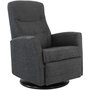 Hjellegjerde King -recliner-nojatuoli - Harmaa (Kangas)