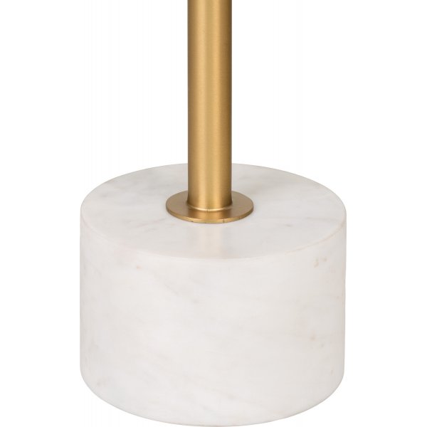 Lecco pyöreä sivupöytä marmorialustalla ja messingillä Ø41 cm Lecco pyöreä sivupöytä marmorialustalla ja messingillä Ø41 cm