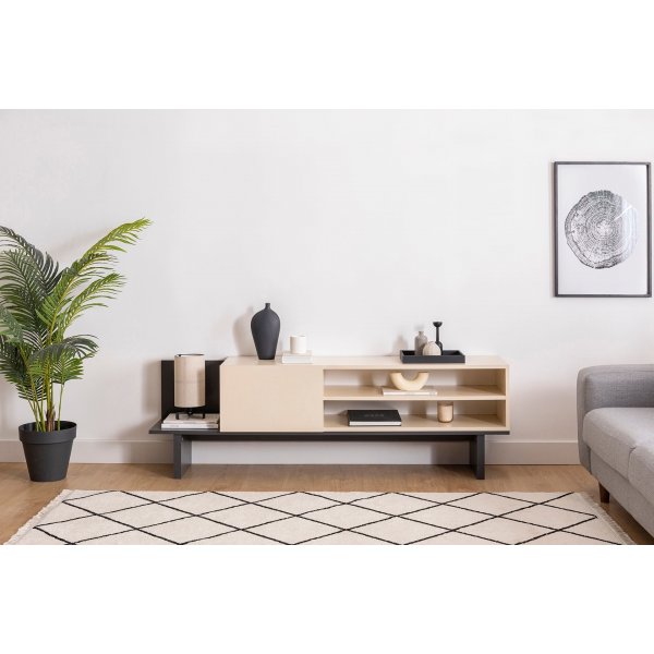 Frank TV-taso - Beige/antrasiitti Frank TV-taso - Beige/antrasiitti