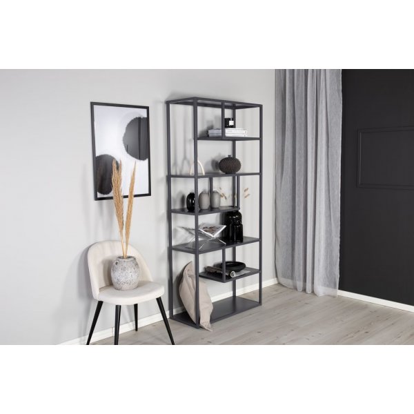 Junan kirjahylly - vaaleanharmaa Junan kirjahylly - vaaleanharmaa