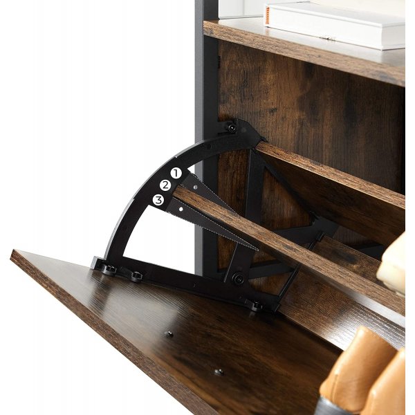 Mattias kenk�kaappi 60 x 130 cm - Ruskea/musta