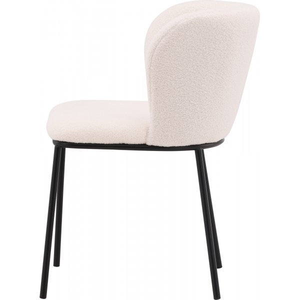 Edina ruokatuoli - Musta/valkoinen Edina ruokatuoli - Musta/valkoinen