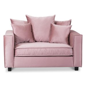 Brandy Lounge -nojatuoli - yhden ja puolen istuttava sohva (dusty pink)