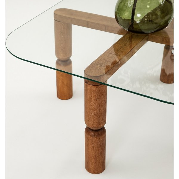 Kei sohvapöytä 80 x 80 cm - Pähkinä Kei sohvapöytä 80 x 80 cm - Pähkinä