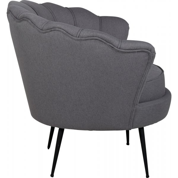 Ballini-nojatuoli - Harmaa kangas + Huonekalujen tekstiilien puhdistus