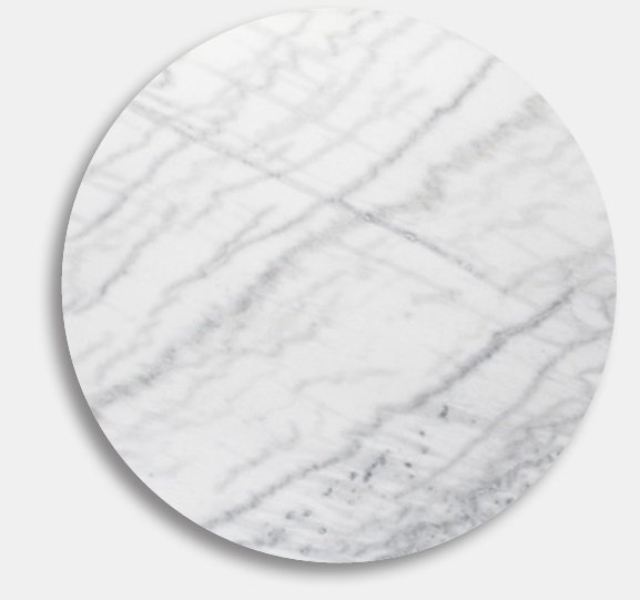 Tauko sohvapydn ymprill - Whitewash / Light Marble
