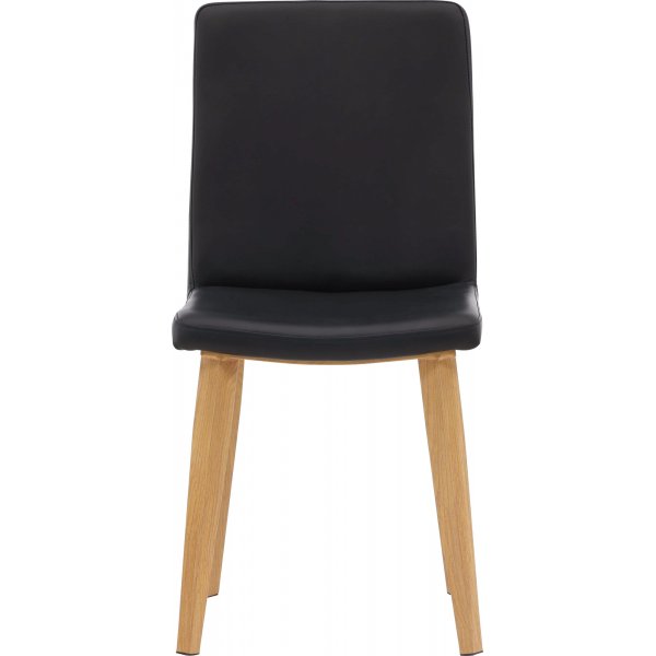 Tänään ruokatuoli - musta PU Tänään ruokatuoli - musta PU