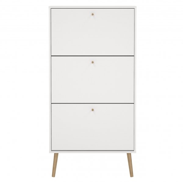 Kenk�kaappi Bodo | 3 taitto-ovea | Valkoinen