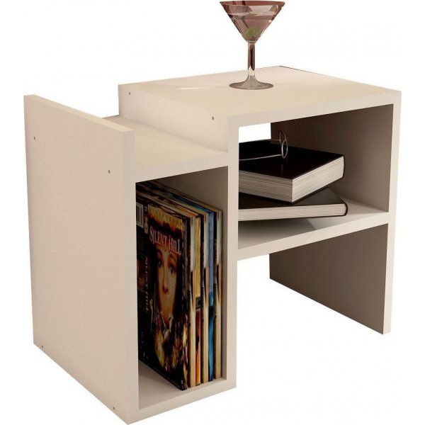 Pilon sivupöytä 49,4 x 29,5 cm - Valkoinen Pilon sivupöytä 49,4 x 29,5 cm - Valkoinen