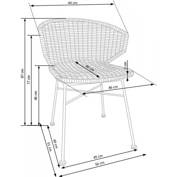 Cadeira ruokapöydän tuoli 407 - rottinki + Huonekalujen tekstiilien hoito Cadeira ruokapöydän tuoli 407 - rottinki + Huonekalujen tekstiilien hoito