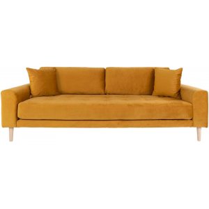 Lido 3-istuttava sohva - keltainen