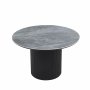 Salvador pyöreä ruokapöytä Ø120 cm harmaalla keraamisella kivellä Salvador pyöreä ruokapöytä Ø120 cm harmaalla keraamisella kivellä