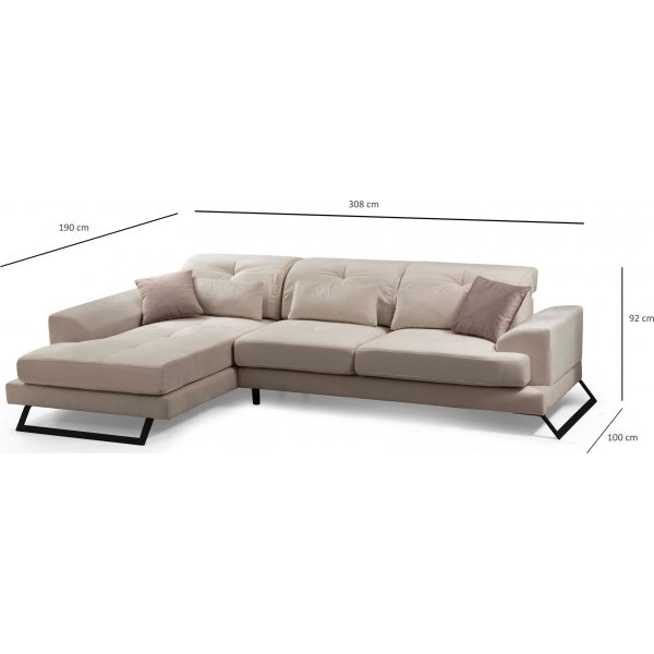 Frido sohva - Stone beige Frido sohva - Stone beige