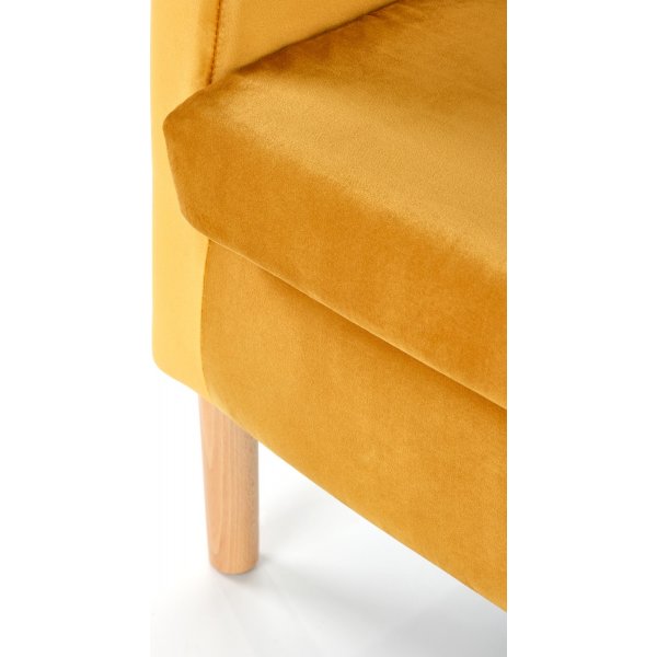 Seal-nojatuoli - Keltainen sametti Seal-nojatuoli - Keltainen sametti
