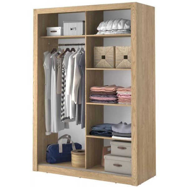 Mervyn vaatekaappi 150 - Shetlannin tammi Mervyn vaatekaappi 150 - Shetlannin tammi