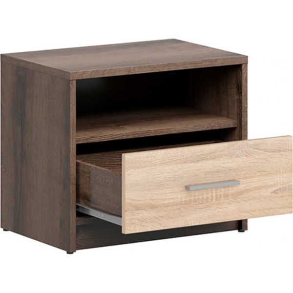 Nepo Plus y�p�yt� - tumma tammi/Sonoma tammi