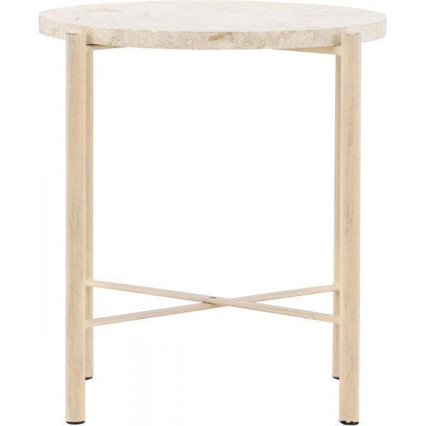 Sandhamn sohvapöytä Ø40 cm - beige Sandhamn sohvapöytä Ø40 cm - beige